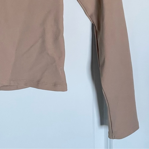 Abercrombie & Fitch Soft Matte Seamless Long-Sleeve Squareneck Top 35697 - Picture 10 of 13